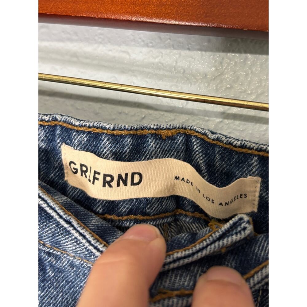 GRLFRND The Karolina High Rise Straight Crop Jeans Long Island Wash 27 - Picture 6 of 9